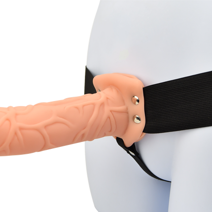 Loving Joy 8 Inch Hollow Strap On Vanilla