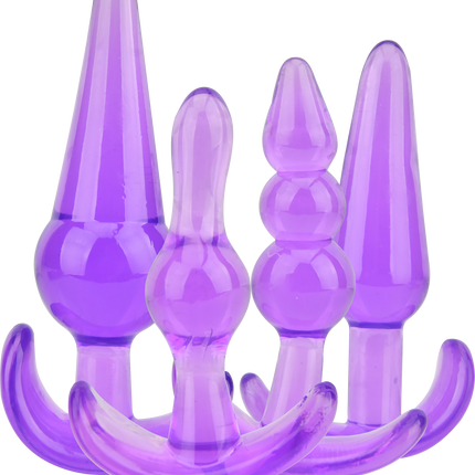 Loving Joy Butt Plug Training Kit Purple