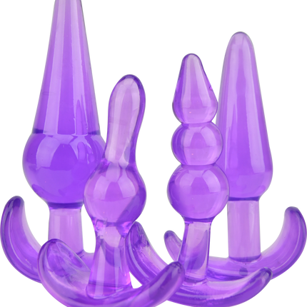 Loving Joy Butt Plug Training Kit Purple