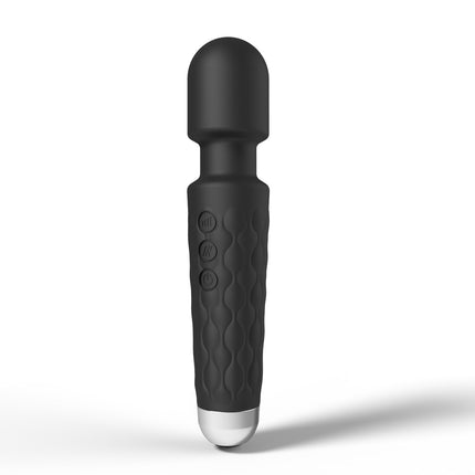 Loving Joy 20 Function Wand Vibrator Black