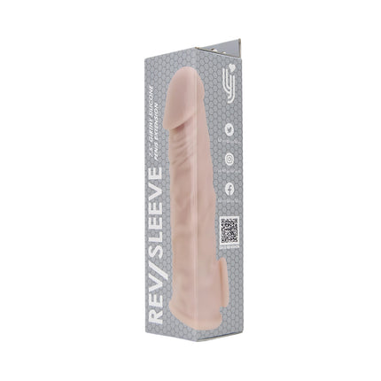 Rev-Sleeves 7.5 Inch Girthy Realistic Silicone Penis Extension Sleeve