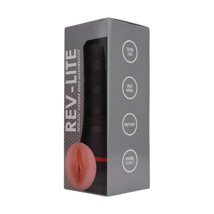 Rev-Lite Realistic Vagina Male Masturbator