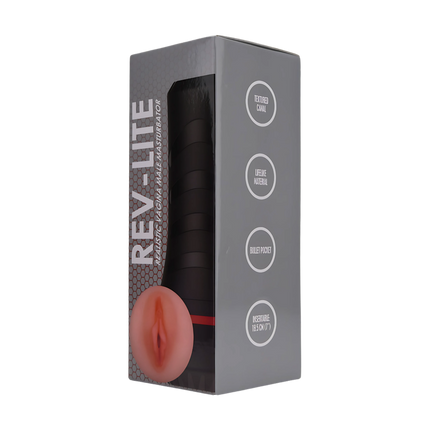 Rev-Lite Realistic Vagina Male Masturbator