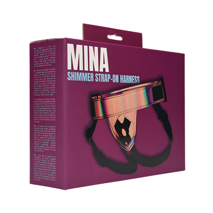 Mina Shimmer Strap-On Harness