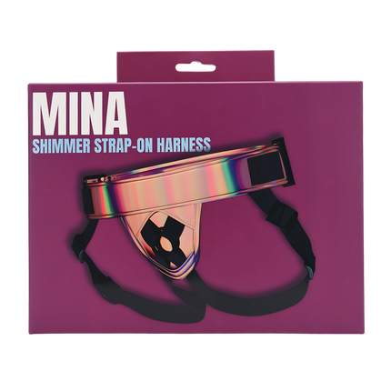 Mina Shimmer Strap-On Harness